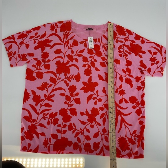 Talbots Elbow Sleeve Pullover in French Rose Size 2X NWT - Picture 4 of 7